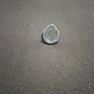 Arizona Jean Company Silver Ring with Blue Teardrop